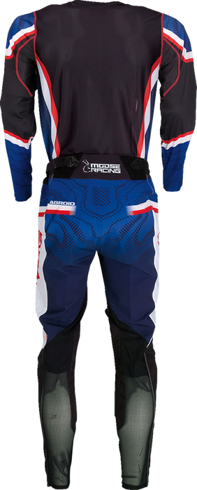 MOOSE RACING Agroid Pants - Red/White/Blue/Black - 42 2901-10690