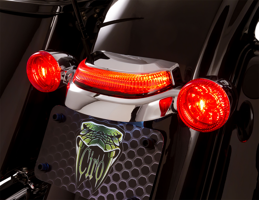 CIRO Taillight - Smoke - Chrome 40153