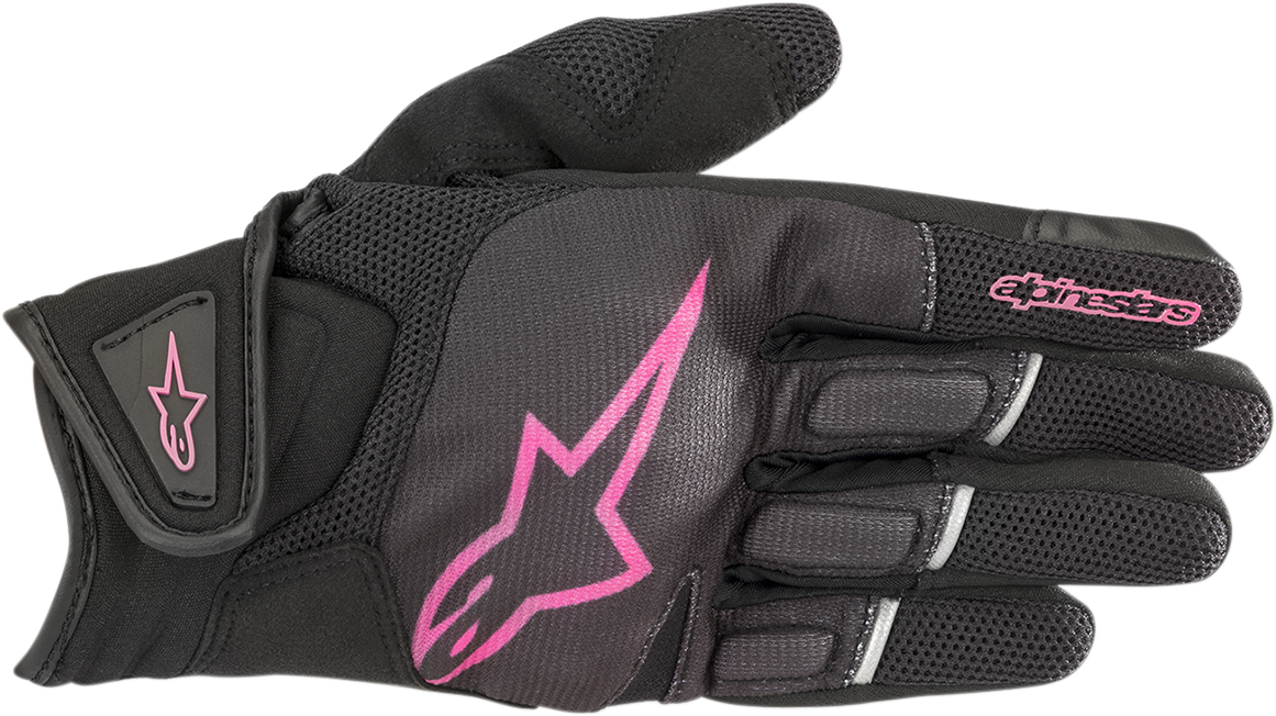 ALPINESTARS Women Stella Atom Gloves - Black/Fuchsia - XL 3594018-1039-XL