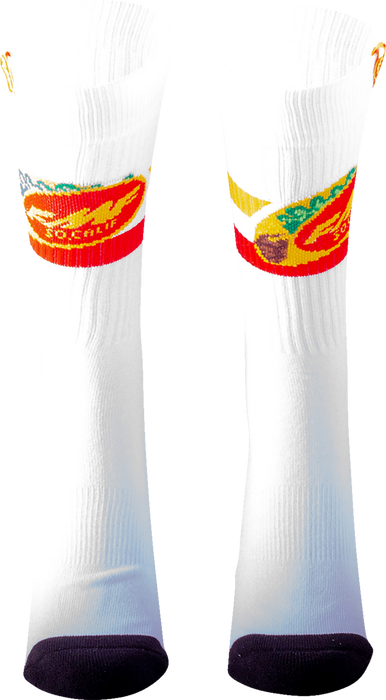 FMF Taco Tuesday Socks - White - One Size SP22194905 3431-0732