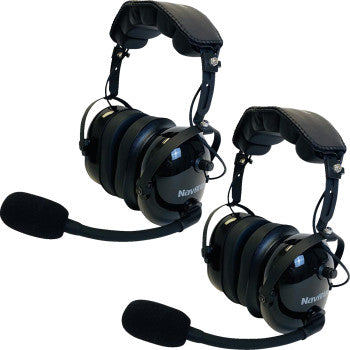 NAVATLAS Intercom/Radio and Headset Kit - 2-Seat - Black NIROHBK2