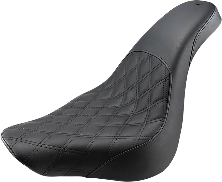 SADDLEMEN Profiler Seat - Front Lattice/Rear Smooth - Black - FLFB/S 818-27-149