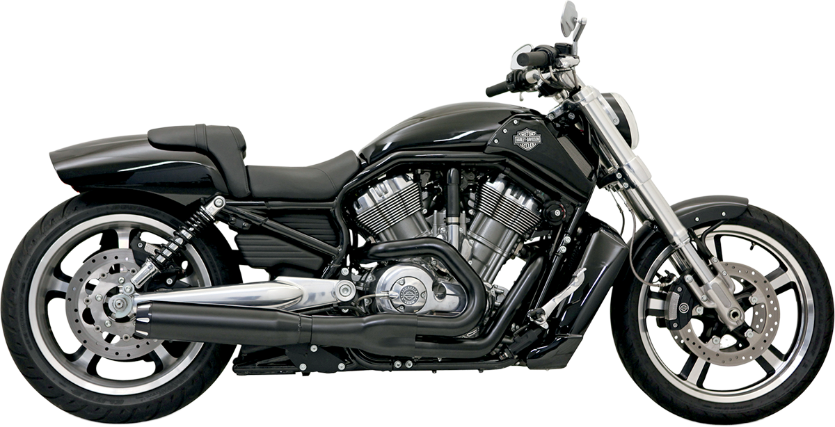 BASSANI XHAUST B1 2:1 Exhaust - Black 1V38RB