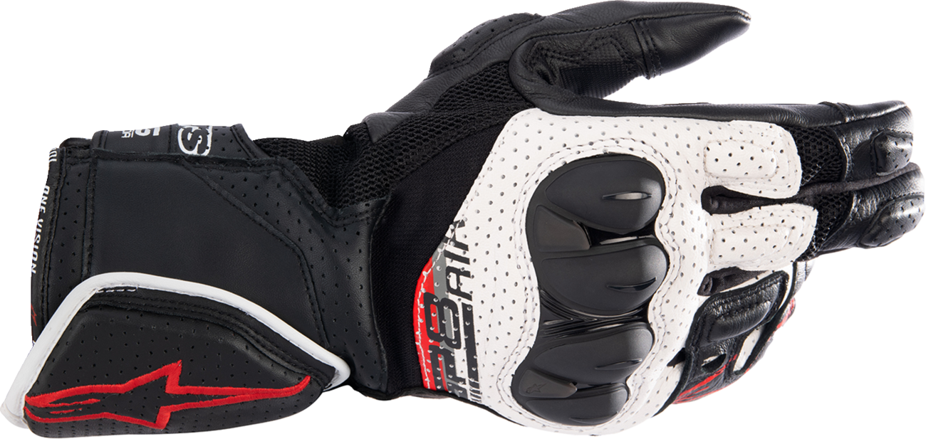 ALPINESTARS SP-8 V3 Air Gloves - Black/White/Bright Red - Small 3558621-1304-S