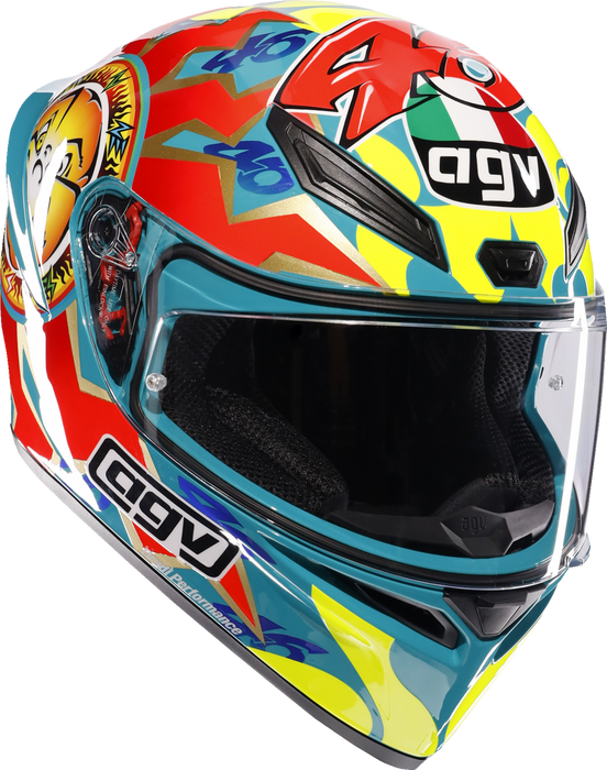 AGV K1 S Motorcycle Helmet - Rossi Mugello 1999 - Large 2118394003-041-L