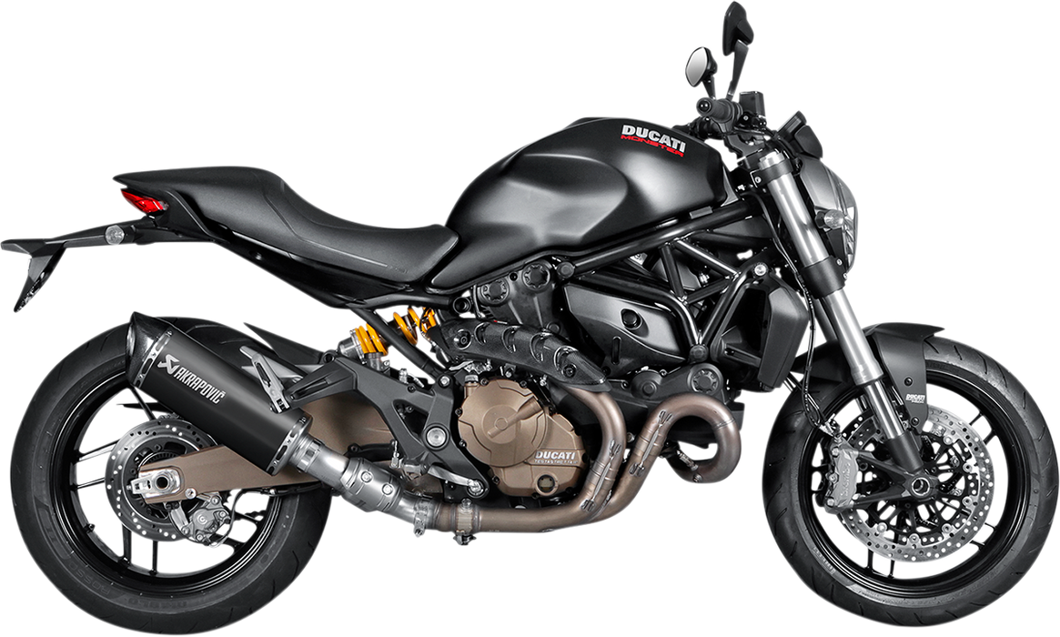 AKRAPOVIC Slip-On Line Muffler - Titanium - Black Monster 821/1200 2014-2016  S-D8SO2-HRBL 1811-2903