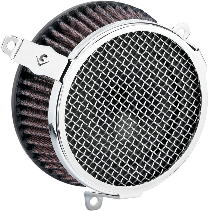 COBRA Plain Air Filter - Chrome 606-0102-03