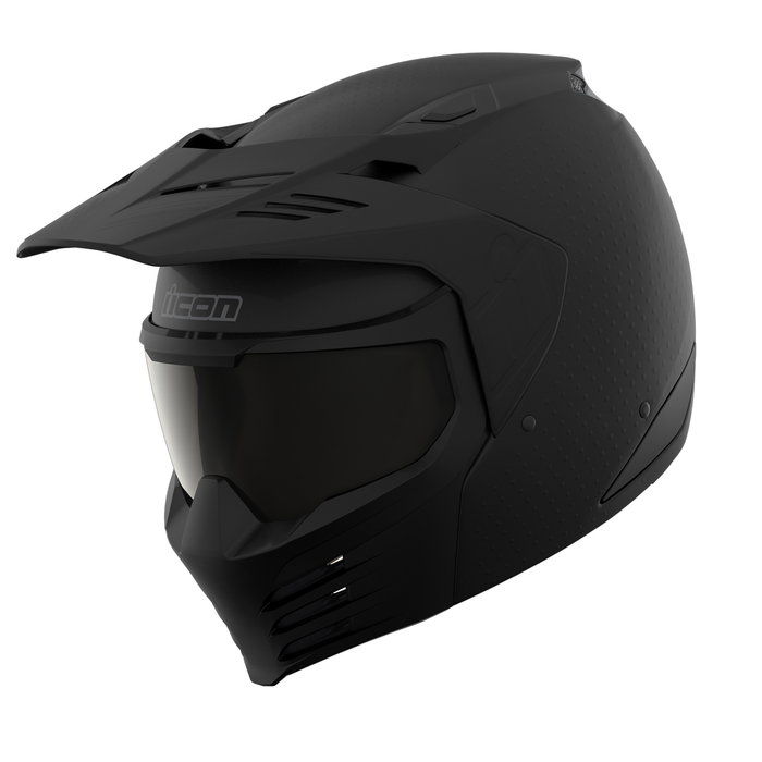 ICON Elsinore™ Motorcycle Helmet - Monotype - Black - XS 0104-3299