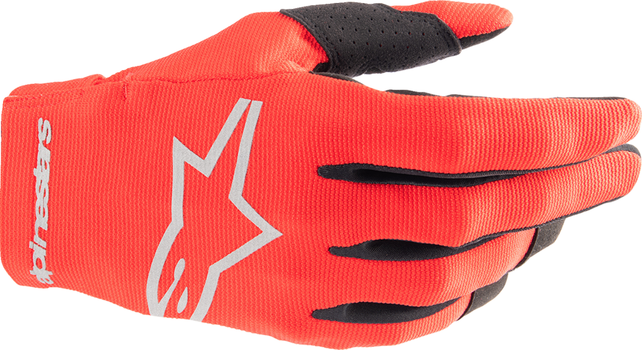 ALPINESTARS Radar Gloves - Mars Red/Silver - Small 3561824-385-S