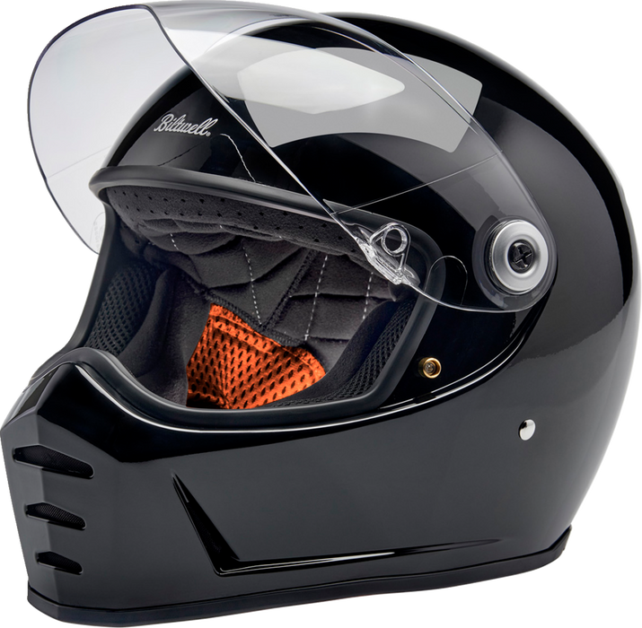 BILTWELL Lane Splitter Helmet - Gloss Black - XS 1004-101-501