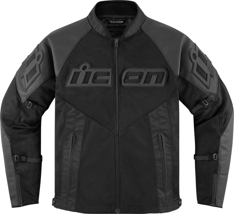 ICON Mesh AF™ Leather Jacket - Black - Large 2810-3899