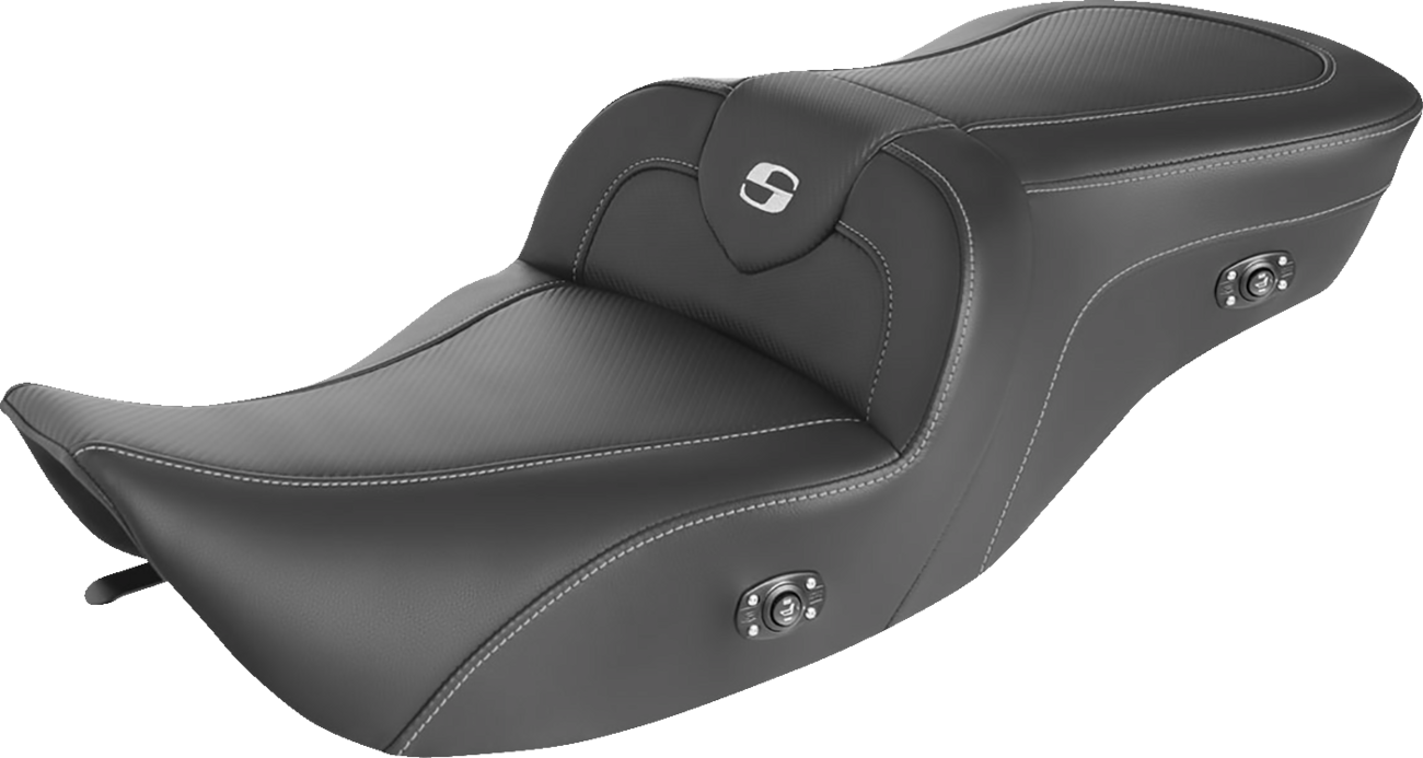 SADDLEMEN Heated Roadsofa Seat - Carbon Fiber 897-06-185HCT