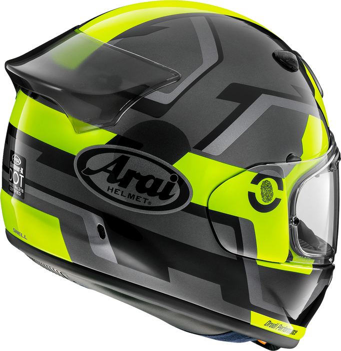 ARAI Contour-X Motorcycle Helmet - Face - Fluorescent Yellow - 2XL 0101-16066