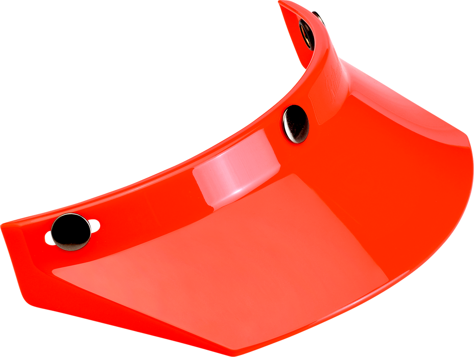 BILTWELL Moto 3-Snap Visor - Orange 2002-565