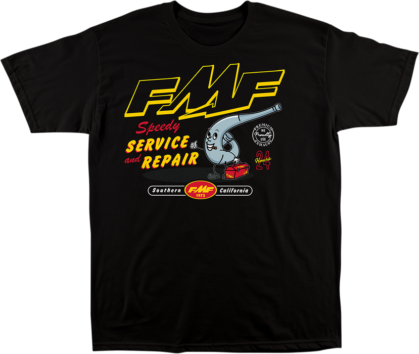 FMF Expert Service T-Shirt - Black - Small FA21118913BKSM 3030-21307