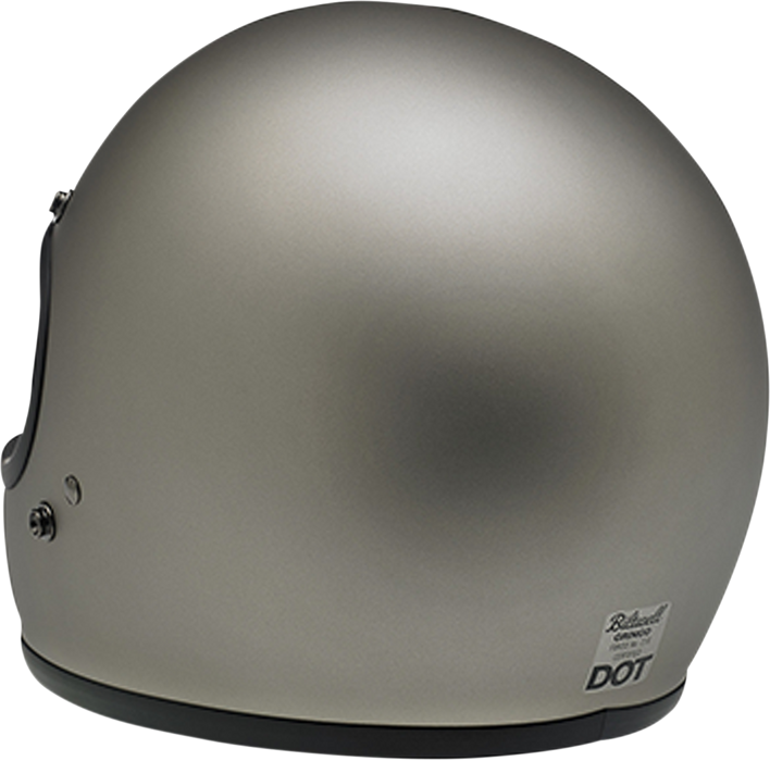 BILTWELL Gringo Helmet - Flat Titanium - XS 1002-203-101