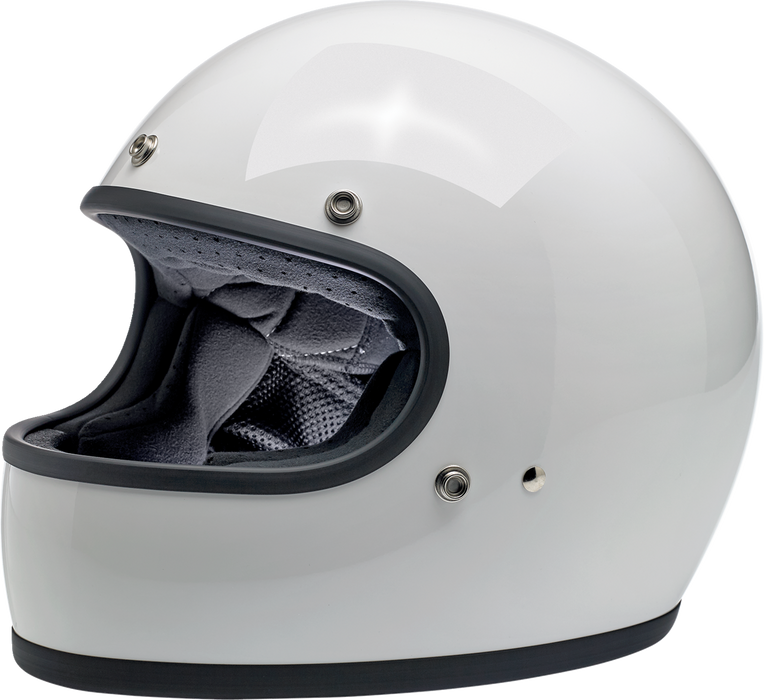 BILTWELL Gringo Helmet - Gloss White - Medium 1002-517-103