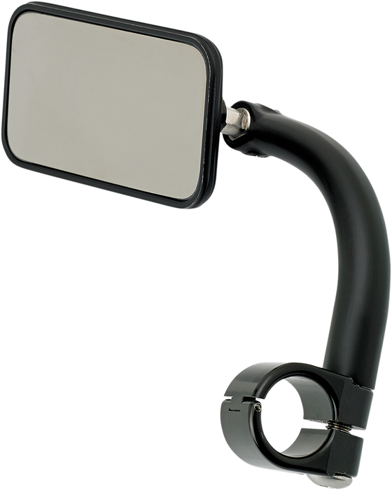 BILTWELL Rectangular Clamp-On Mirror - 7/8" - Black 6502-278-101