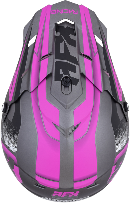 AFX FX-17 Helmet - Force - Frost Gray/Fuchsia - Medium 0110-5210