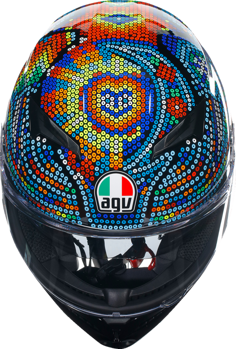 AGV K3 Motorcycle Helmet - Rossi Winter Test 2018 - Large 2118381004001L