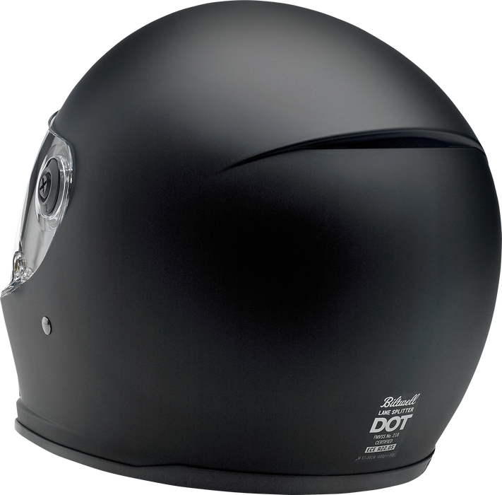 BILTWELL Lane Splitter Helmet - Flat Black - XL 1004-201-105