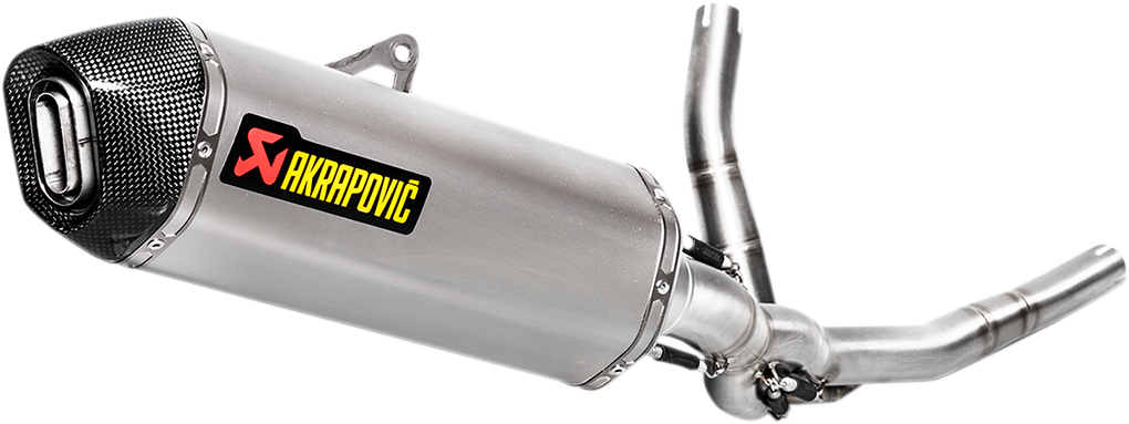 AKRAPOVIC Race Exhaust - Stainless Steel/Titanium V-Strom 650 2017-2023 S-S6R9-WT 1810-2571