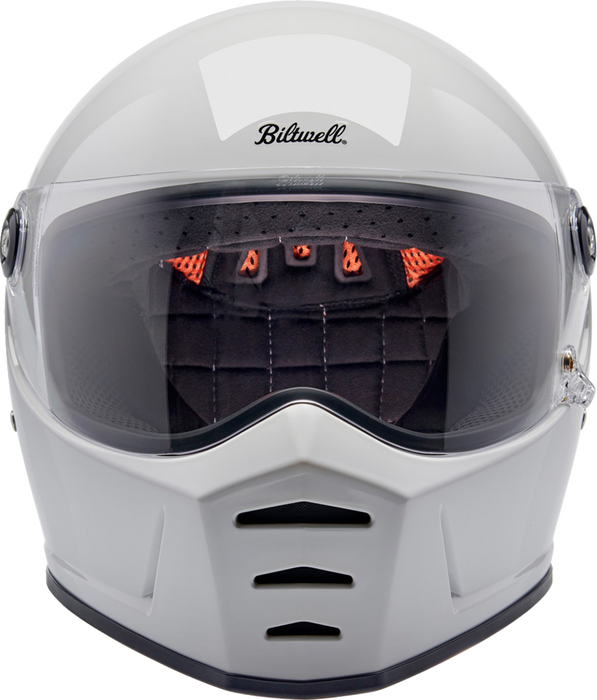 BILTWELL Lane Splitter Helmet - Gloss White - Large 1004-104-504