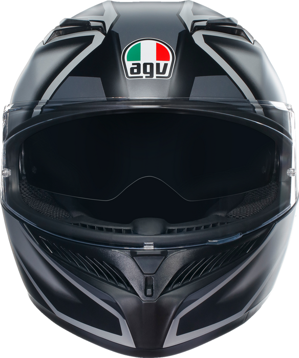 AGV K3 Helmet - Compound - Matte Black/Gray - Medium 2118381004008M