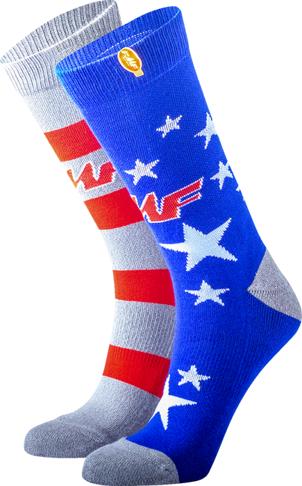 FMF Stars and Stripes Socks - Navy - One Size SP22194906 3431-0731