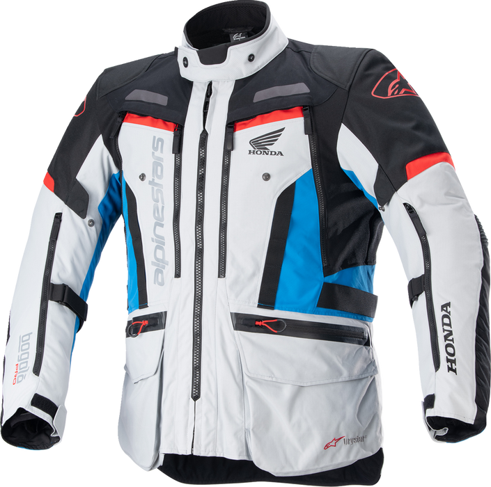 ALPINESTARS Honda Bogotà Pro Drystar® Jacket - Gray/Black/Red/Blue - Small 3206723-9173-S