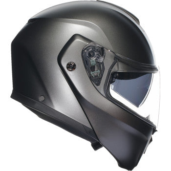 AGV Streetmodular Motorcycle Helmet - Matte Gray - Large 2118296002009L