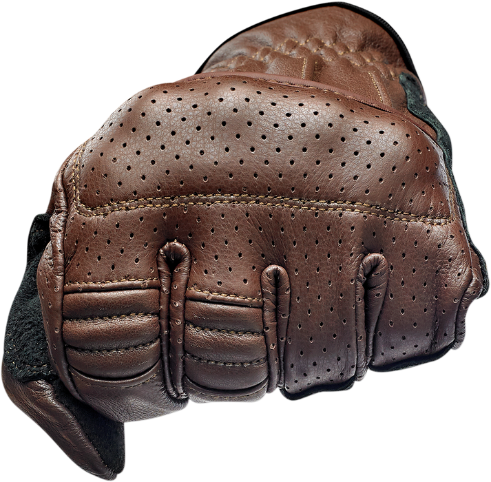 BILTWELL Borrego Gloves - Chocolate/Black - XS 1506-0201-301