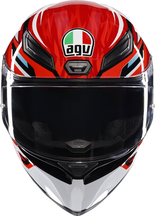 AGV K1 S Helmet - Lion - Black/Red/White - XL 2118394003-035-XL