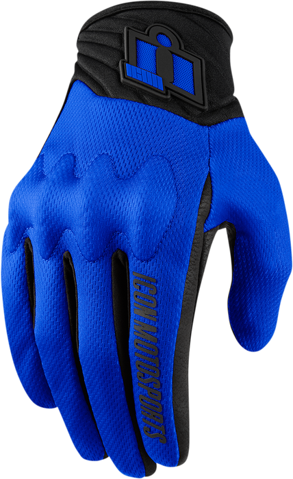 ICON Anthem 2 CE™ Motorcycle Gloves - Blue - Large 3301-3679