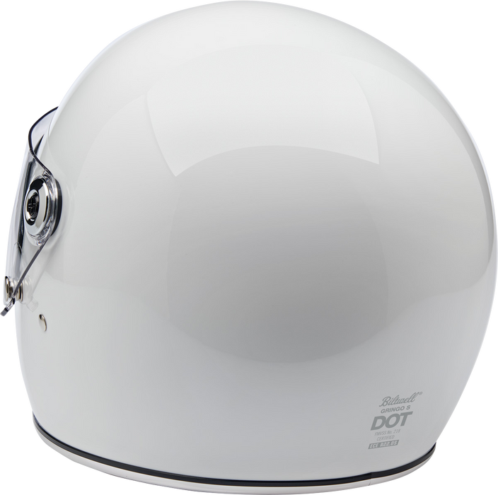 BILTWELL Gringo S Motorcycle Helmet - Gloss White - XS 1003-804-101