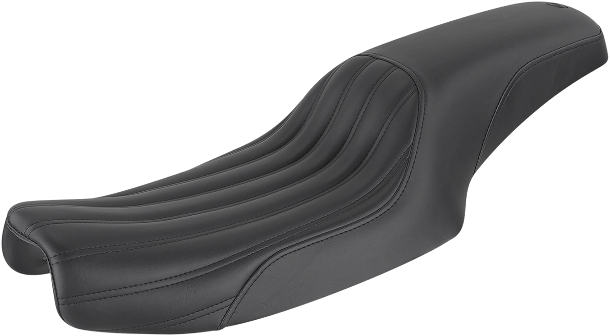 SADDLEMEN Profiler Knuckle Seat - Black - Dyna 891-04-047K