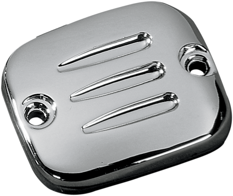 DRAG SPECIALTIES Master Cylinder Cover - Front - Grooved 373814-BC101