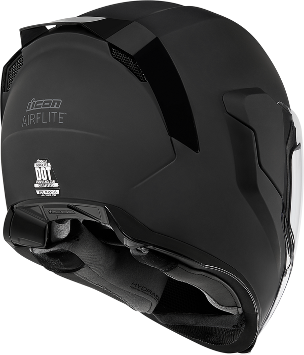 ICON Airflite™ Motorcycle Helmet - Rubatone - Black - Large 0101-10850