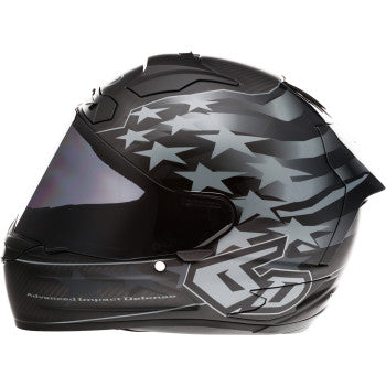 6D ATS-1R Motorcycle Helmet - Patriot - Black - XL 30-0608