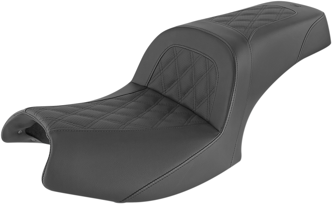 SADDLEMEN Slim Lattice Stitched Seat - Indian I20-06-162