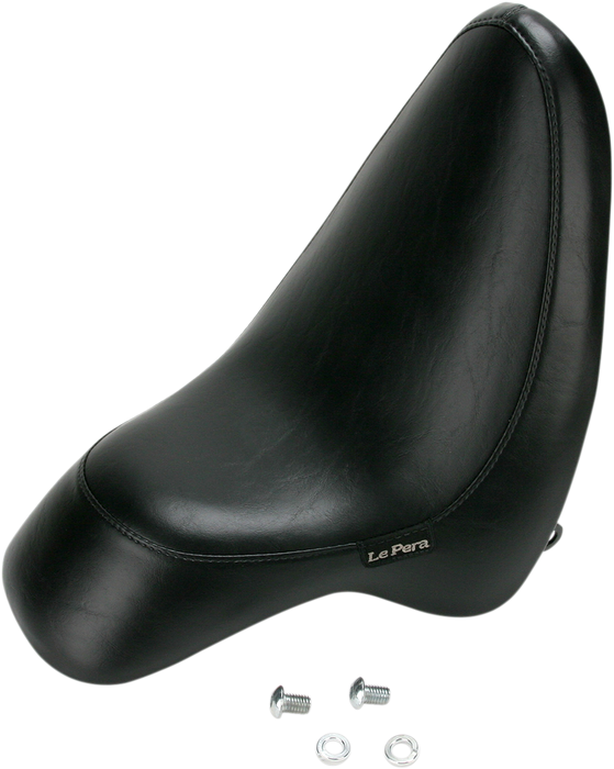 LE PERA Silhouette Solo Seat - Smooth/Bullet - Black - Softail '00-'05 LX-280