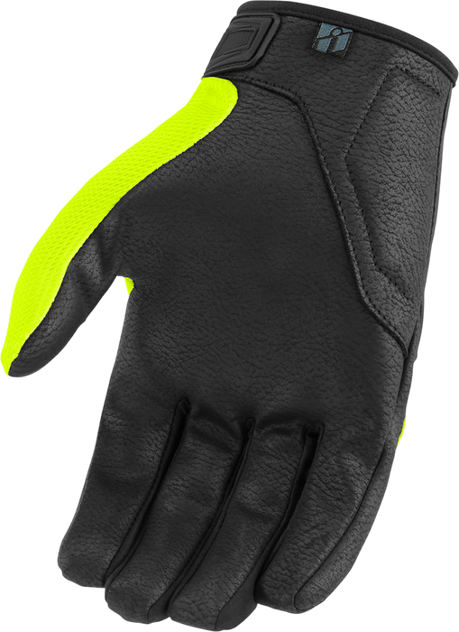 ICON Hooligan™ CE Motorcycle Gloves - Hi-Vis - XL 3301-4381