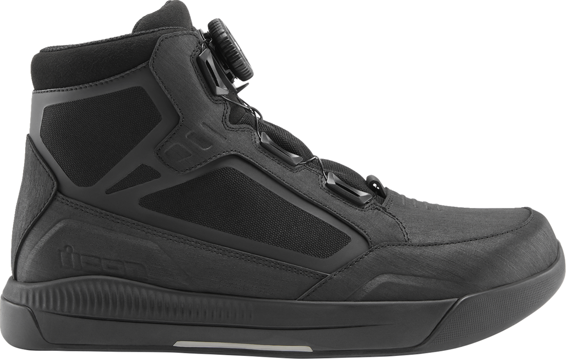 ICON Patrol 3™ Waterproof Boots - Black - Size 8.5 3403-1282