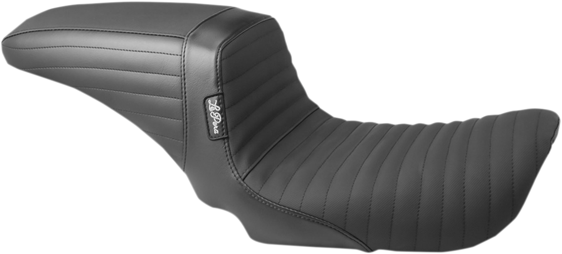 LE PERA Kickflip Seat - Pleated w/ Gripp Tape - Black - FXD '06-'17 LK-591PTGP