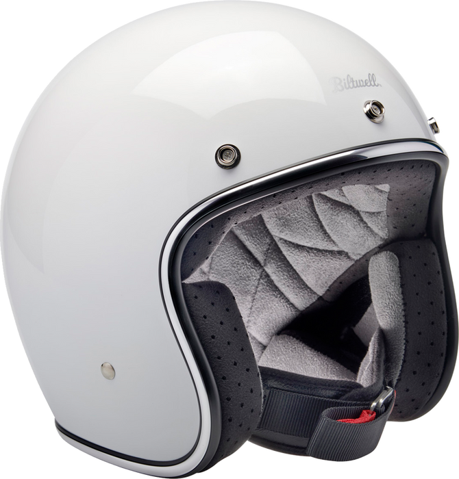 BILTWELL Bonanza Helmet - Gloss White - XS 1001-164-201