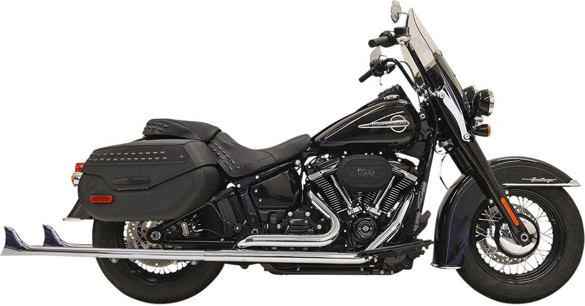 BASSANI XHAUST Fishtail Exhaust without Baffle - 39" 1S76E-39