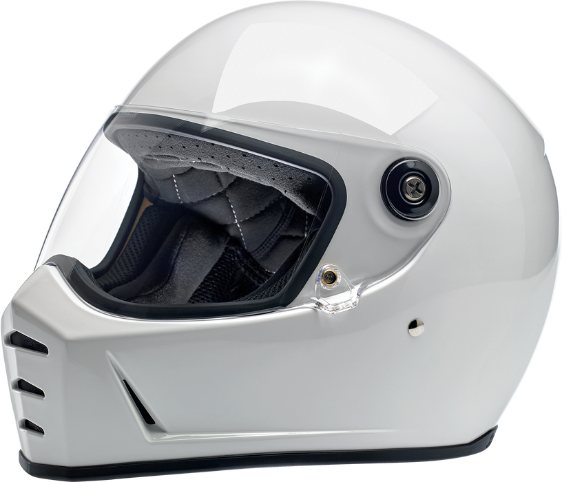 BILTWELL Lane Splitter Helmet - Gloss White - Medium 1004-104-103