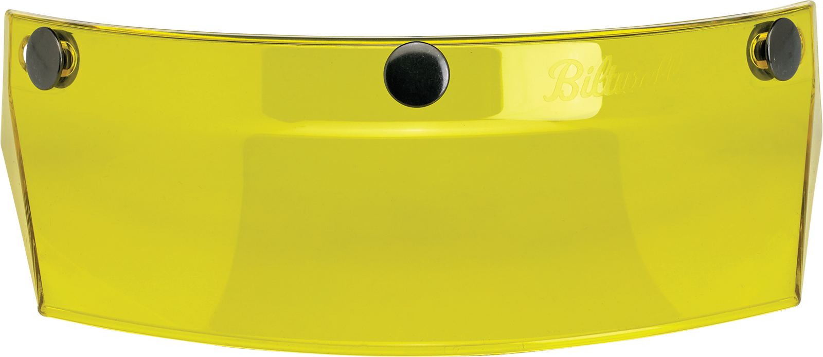 BILTWELL Moto 3-Snap Visor - Yellow 2002-103