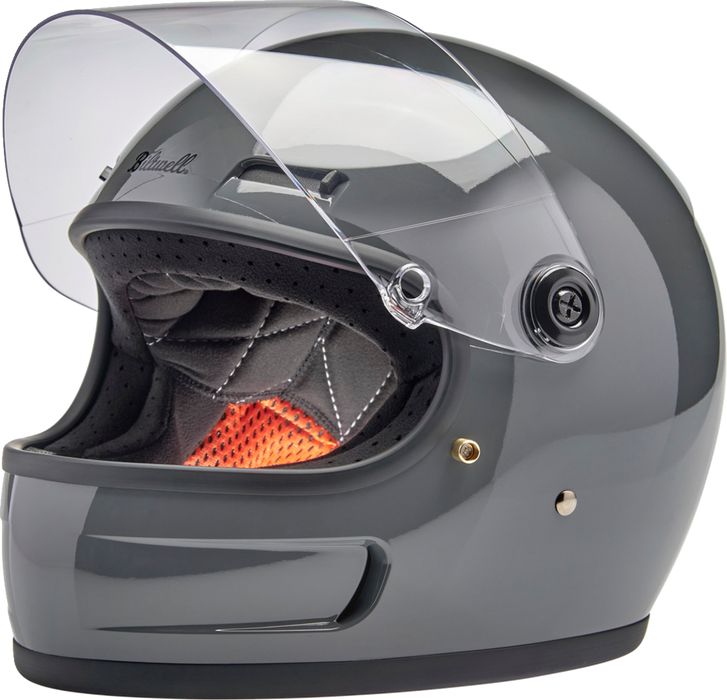 BILTWELL Gringo SV Helmet - Gloss Storm Gray - Large 1006-109-504