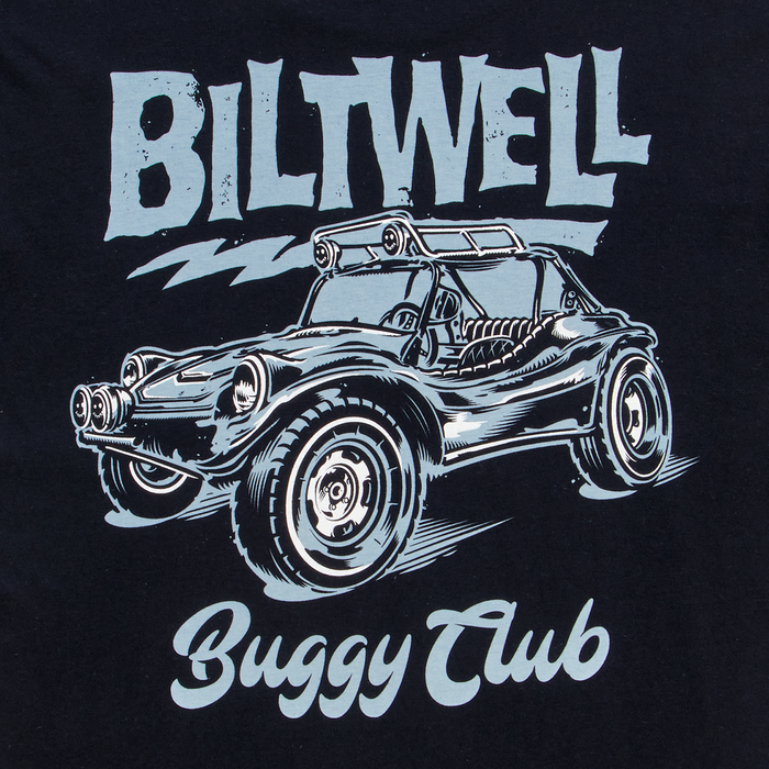 BILTWELL Buggy T-Shirt - Black - Large 8101-071-004